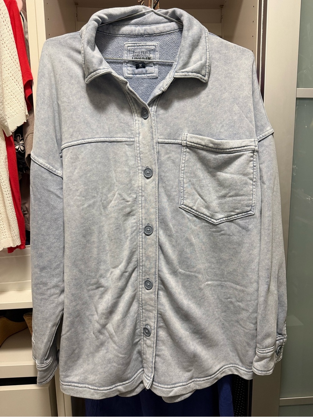 AE Fleece Button Down - Picture 2 of 8